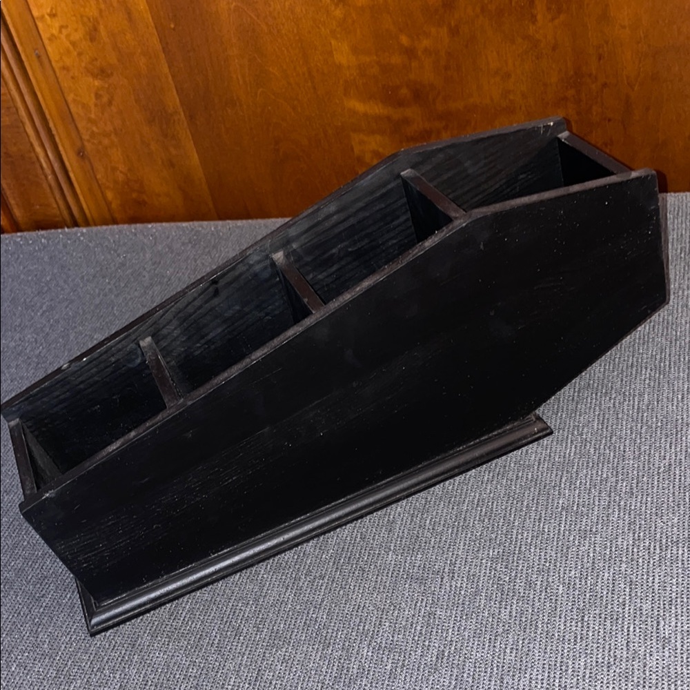 Black Wooden Organizer